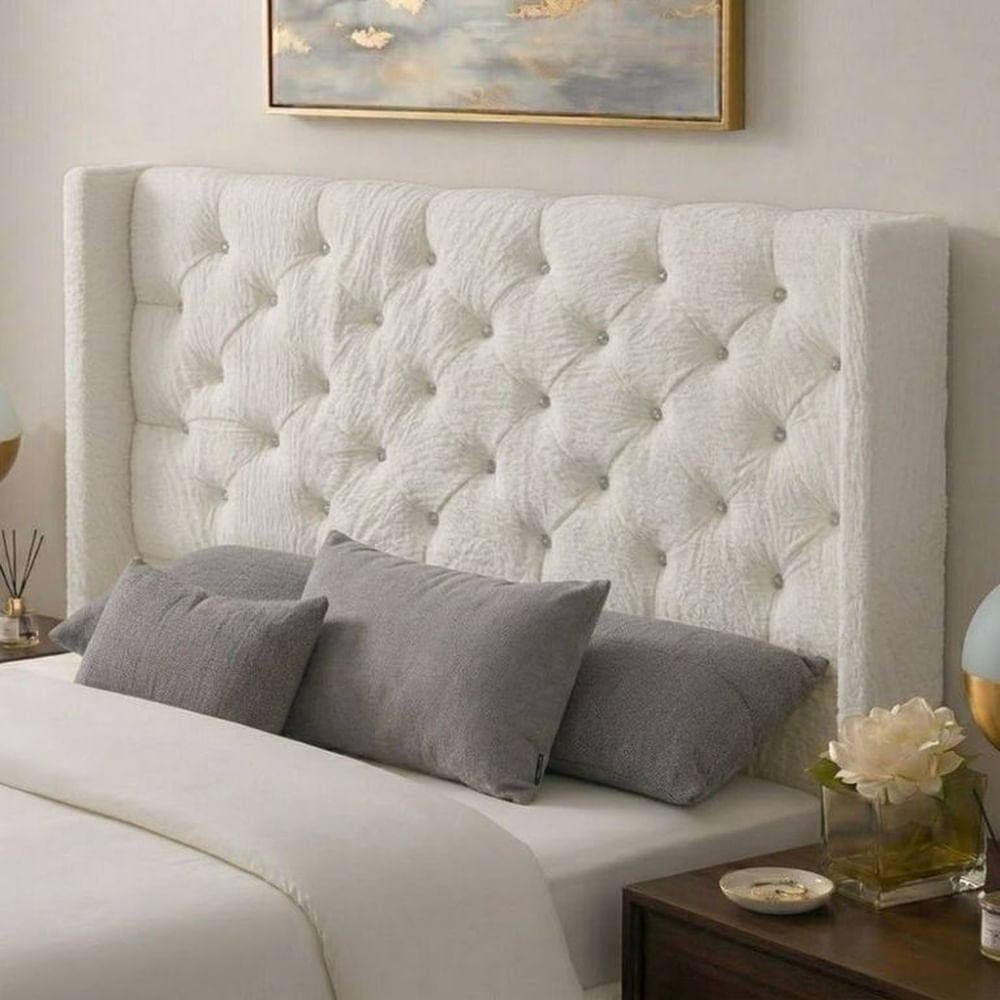 Cabecera Nordic Queen - Blanco