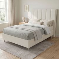 Cama Box Tarima Essenza + Cabecera Malva King - Blanco