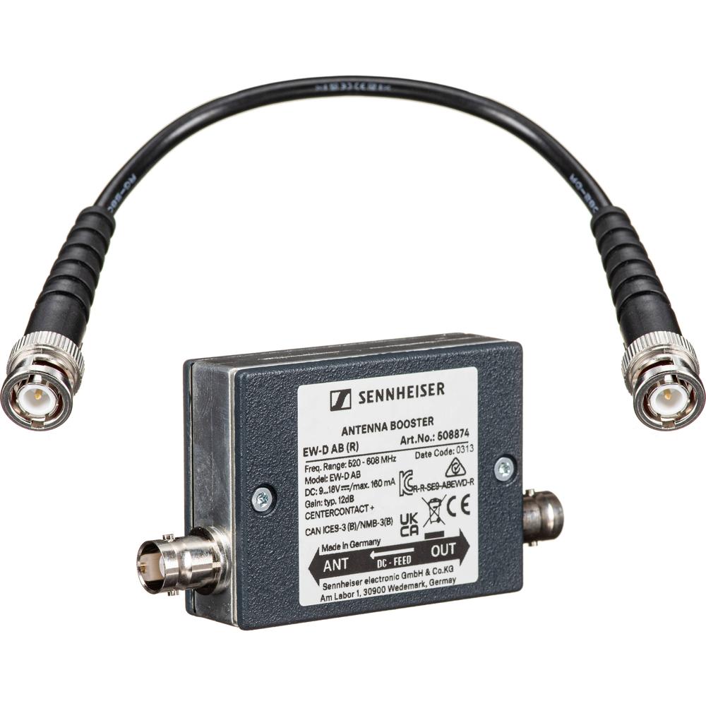 Sennheiser EW-D AB Antena Booster Inline para Sistemas Inalámbricos EW-D, R: 520 a 608 MH