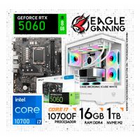 Computadora Pc Intel Core I7 10700F RAM 16GB SSD 1TB RTX 5060 de 10ma Generación