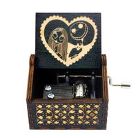 CAJA MUSICAL JACK SKELLINGTON Y SALLY FIGURA MUÑECOS FUNKO HALLOWEEN