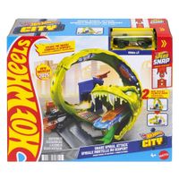 Pista Hot Wheels City Ataque Espiral de Serpiente