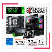 Computadora Pc Intel Core I7 14700 RAM 32GB SSD 1TB RTX 5060 de 14va Generación