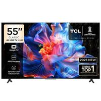 TELEVISOR TCL 55 4K UHD SMART TV CON GOOGLE TV 55V6C 2025
