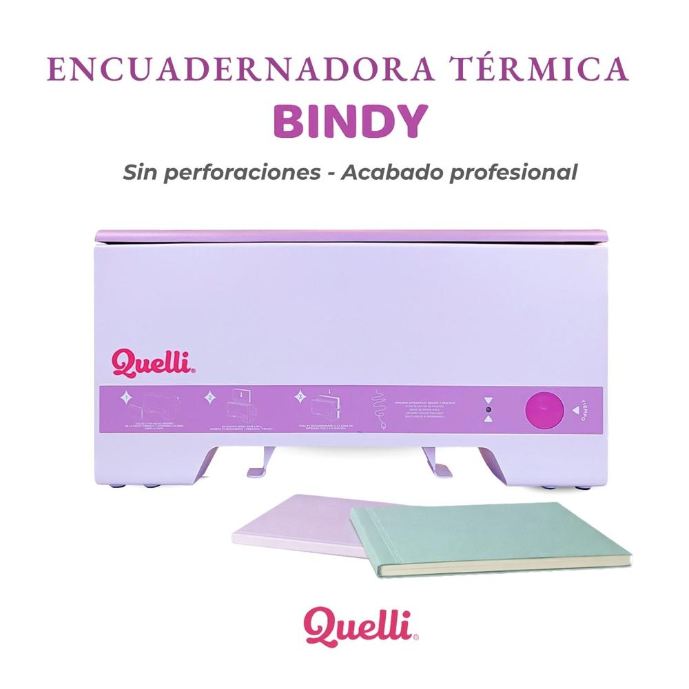Encuadernadora Térmica A4 Bindy by Quelli Sin Perforaciones