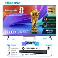 Televisor Hisense QLED 50 Full HD Smart Tv 50Q4SV -  Soundbar Nex