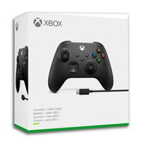 Mando de Xbox Series X-S más Cable USB-C - Negro