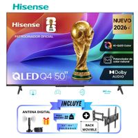 Televisor Hisense QLED 50 Full HD Smart Tv 50Q4SV - Rack Movible
