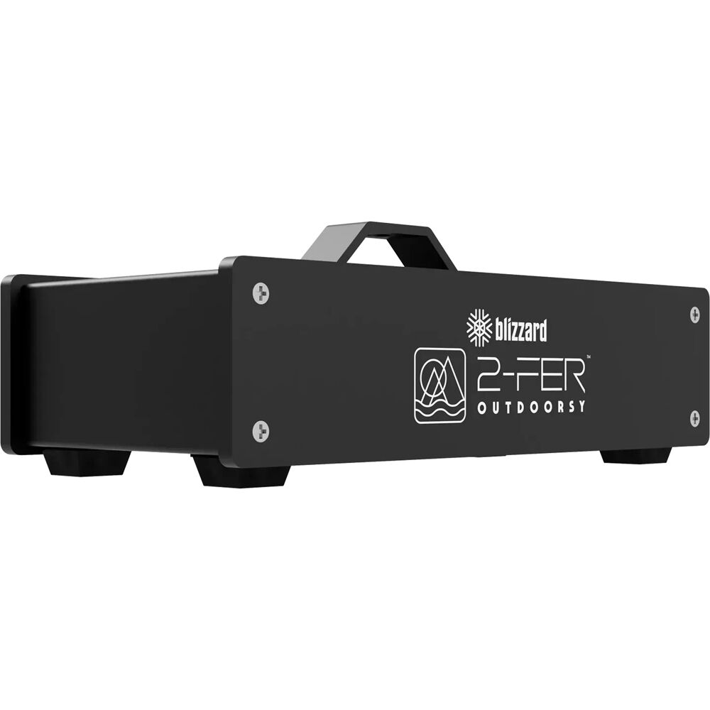 Blizzard Splitter DMX 2-Fer Outdoorsy 3-Pin con Conectores XLR Aislados y Carcasa de Acero