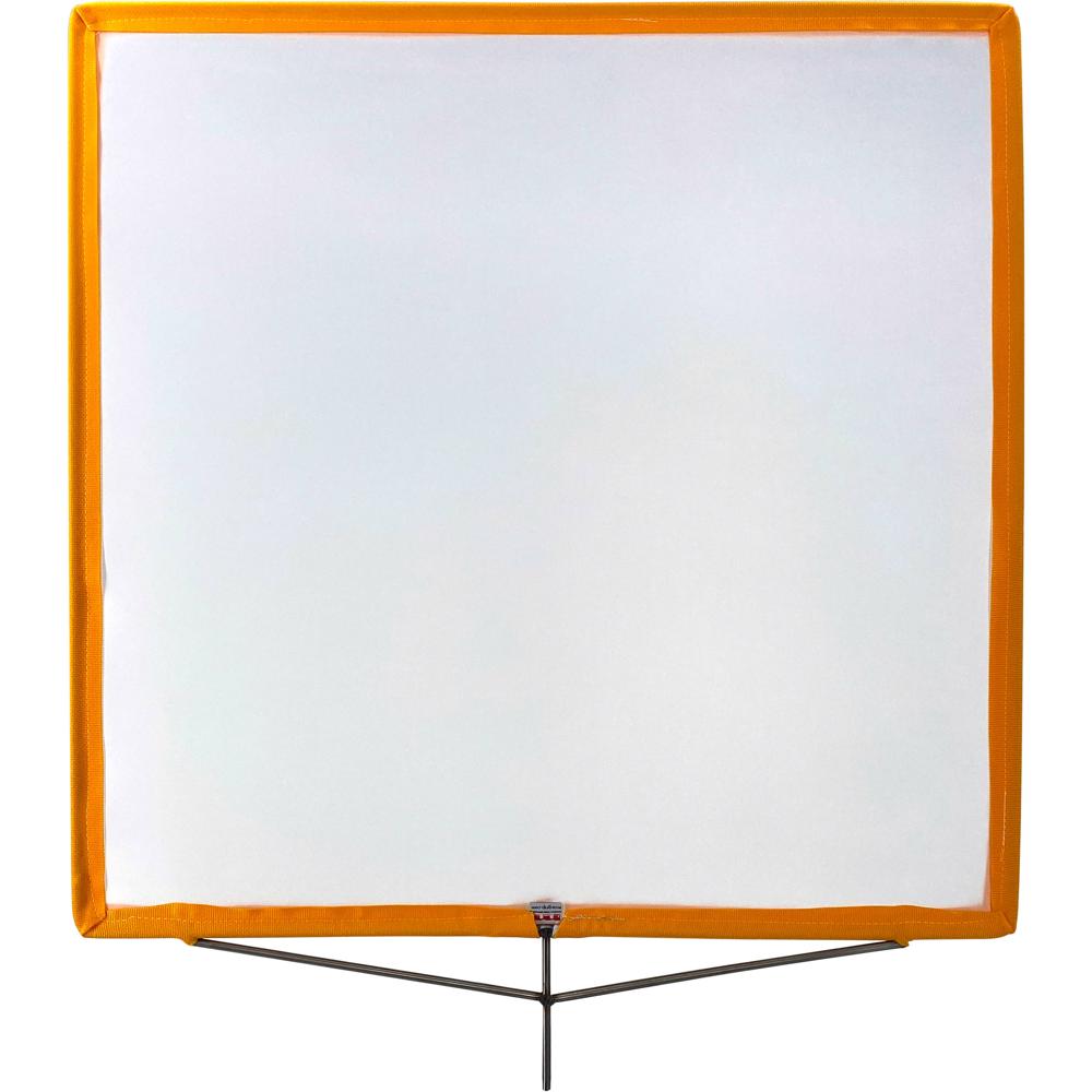 Matthews Scrim de Seda Artificial Blanca 40 x 40"" - Marco de Acero Inoxidable, Absorbe 1.6
