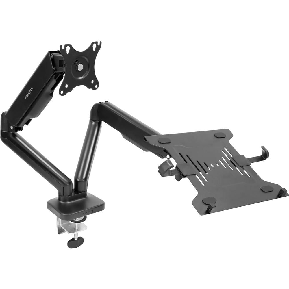 Mount-It! Soporte de Escritorio para Monitor y Laptop MI-6352LTMN, Compatible con Monitore
