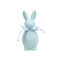 PASCUA - Conejo de Pascua Sentado Bebé de Plastico Multicolor