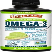 Barlean's Suplemento líquido de aceite de pescado Omega 3 16 onz