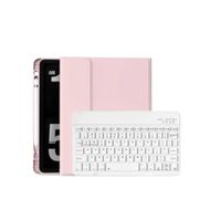 FUNDA SMART COVER CON TECLADO TOUCH PARA  SAMSUNG GALAXY TAB S9FE S10FE S10LITE 10.9 ROSA