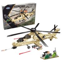 Bloques Armables Helicóptero Militar WZ10 749 Pcs