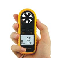 Anemómetro Digital Medidor de Velocidad Viento Temperatura