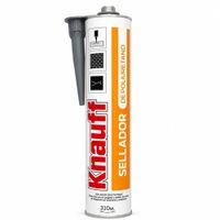 Sellador Adhesivo Poliuretano Knauff 310ml Alta Resistencia Gris