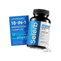 Selerb Complejo de Magnesio 18 en 1 Liposomal con Vitaminas D3 y K2 90 Cápsulas