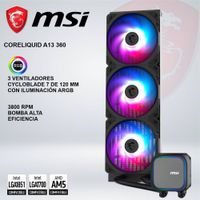 SISTEMA DE ENFRIAMIENTO MSI CORELIQUID A13 360 ARGB BLACK