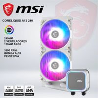 SISTEMA DE ENFRIAMIENTO MSI CORELIQUID A13 240  WHITE ARGB