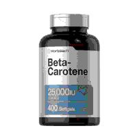 Horbaach Suplemento de Betacaroteno 7500 mcg Vitamina A  400 Cápsulas Blandas