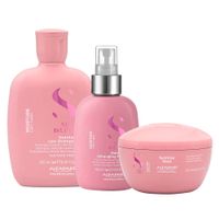 ALFAPARF Semi Di Lino Nutritive Shampoo 250 ml Mask 200 ml y  Fluid 125 ml