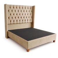 Combo Tarima y cabecera modelo Master Rey  Mavisac Plaza y Media  Beige