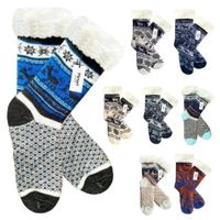 OTOÑO - INVIERNO - Medias de Carnero Antideslizantes Unisex Adulto Hombre con Diseño aleatorio