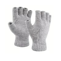 OTOÑO - INVIERNO - GUANTES PARA EL FRIO SIN DEDOS GRIS