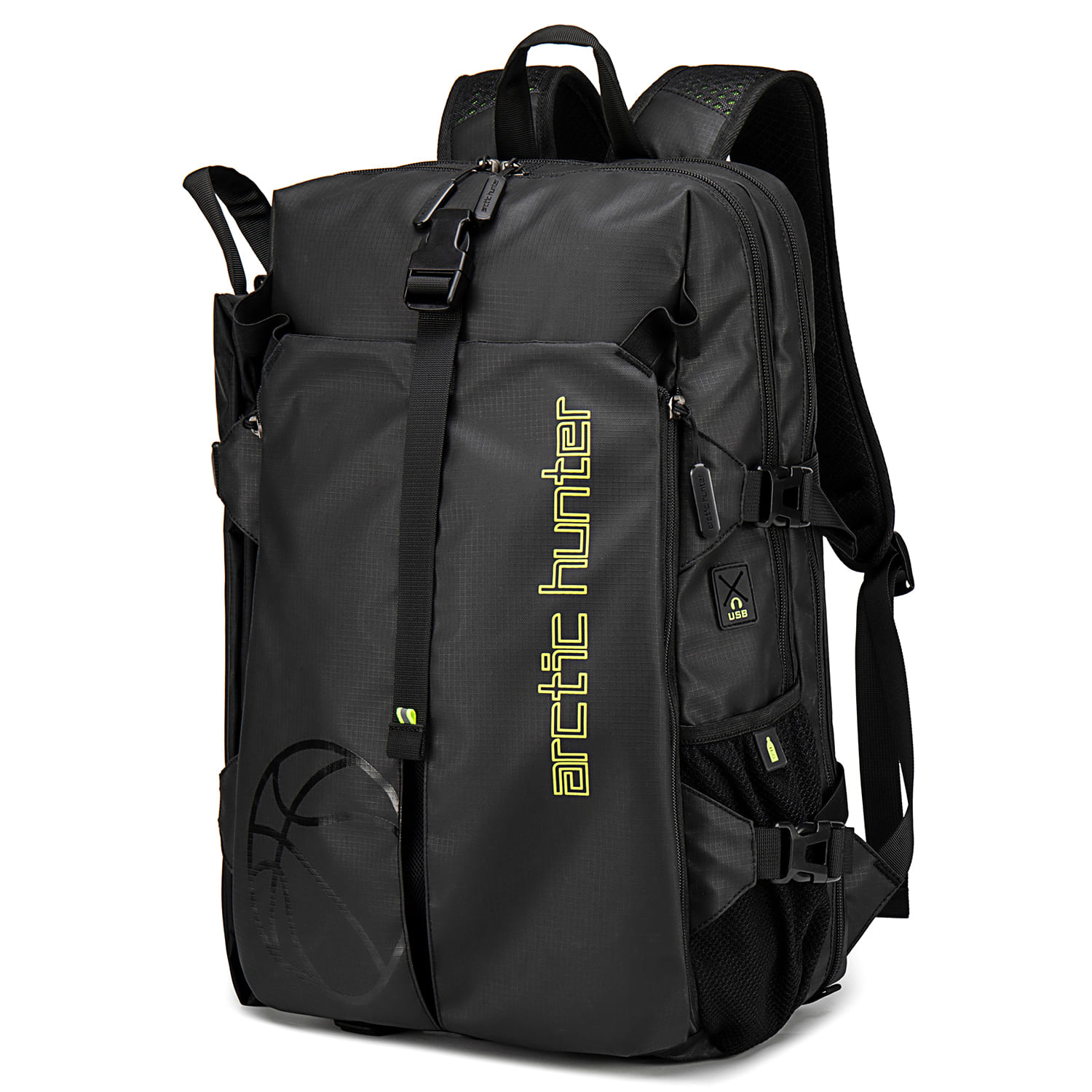 Mochila Hombre Arctic Hunter 0391 Negro