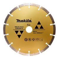 Disco Diamantado Segmentado Makita D-44286 7"" Corte Seco