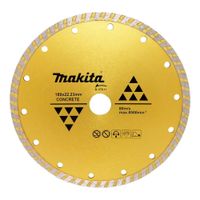 Disco Diamantado Turbo Concreto Makita D-37611 7"" Seco