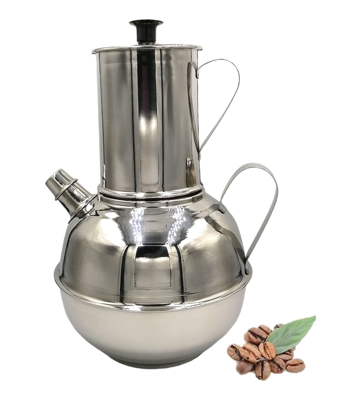 Cafetera de Acero Inoxidable Bombeada 800 ML Gota a Gota - Ichimatsu