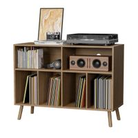 Mueble Estante Tocadisco Freya Caramelo Muebles Bonno