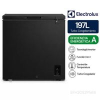 Congelador Horizontal Electrolux 197L Inverter con Función Turbo EFH20S2P5AB