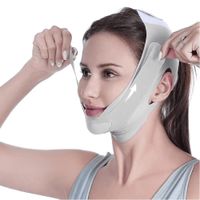 Faja Facial Mentonera Doble Ajuste Genérico Control Doble Mentón Papada Verde SM