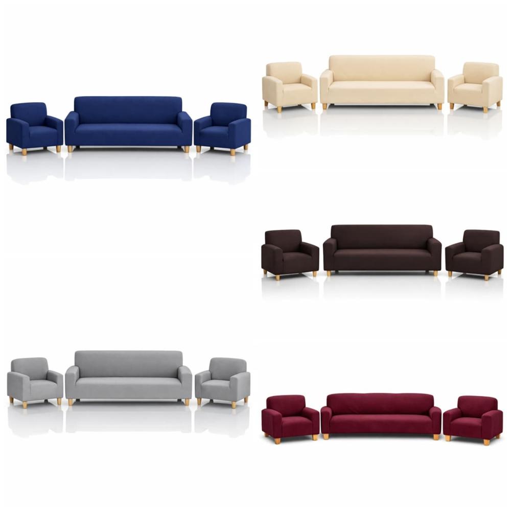 FUNDA DE MUEBLE TERCIOPELO COBERTOR DE SILLONES 3-1-1 - AZUL MARINO