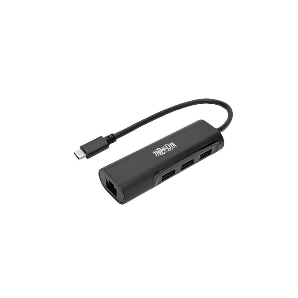 Adaptador USB 3.1 a Ethernet Gigabit con Hub de 3 Puertos USB – Alta Velocidad
