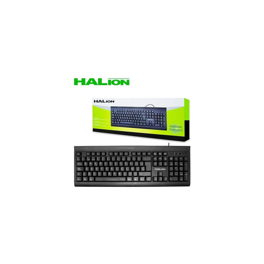 TECLADO STANDARD HALION HA-K704 USB