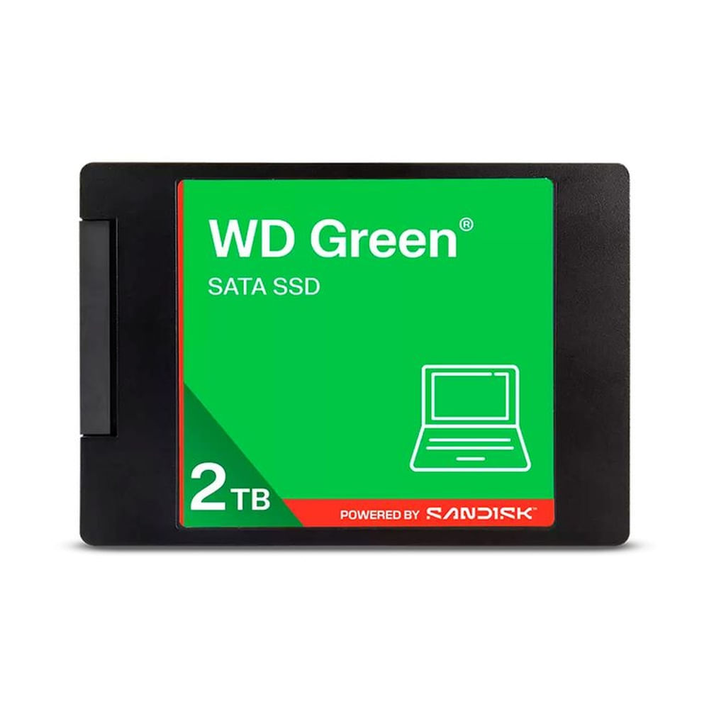 SSD Western Digital Green 2TB Disco Sólido 2.5 SATA III Alta Capacidad