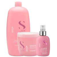 ALFAPARF Semi Di Lino Nutritive Sham 1000 ml Y Mask 500 ml Y Fluid 125 ml