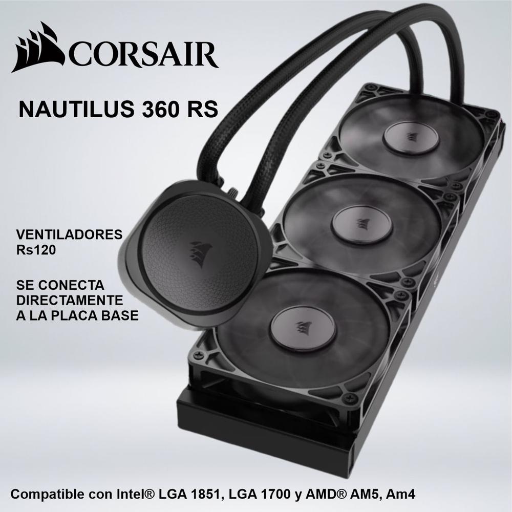 SISTEMA DE ENFRIAMIENTO LIQUIDO DE CPU  CPU NAUTILUS 360 RS BLACK