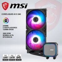 SISTEMA DE ENFRIAMIENTO MSI CORELIQUID A13 240 ARGB