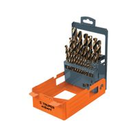 Juego de 29 brocas HSS para metal en estuche - 50004