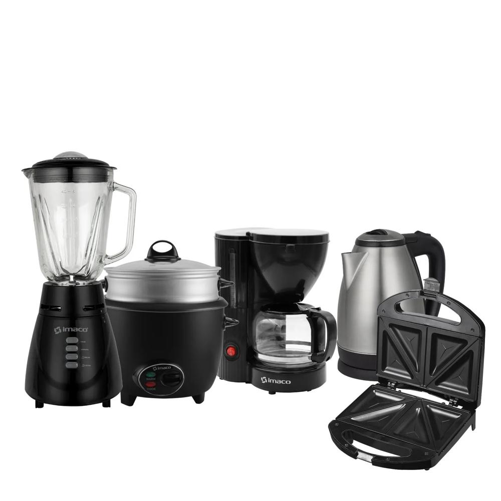 Penta-combo Licuadora  Sandwichera  Olla  Hervidor cafetera Imaco