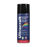Pintura En Spray Negro Brillante Ultracraft - 40021