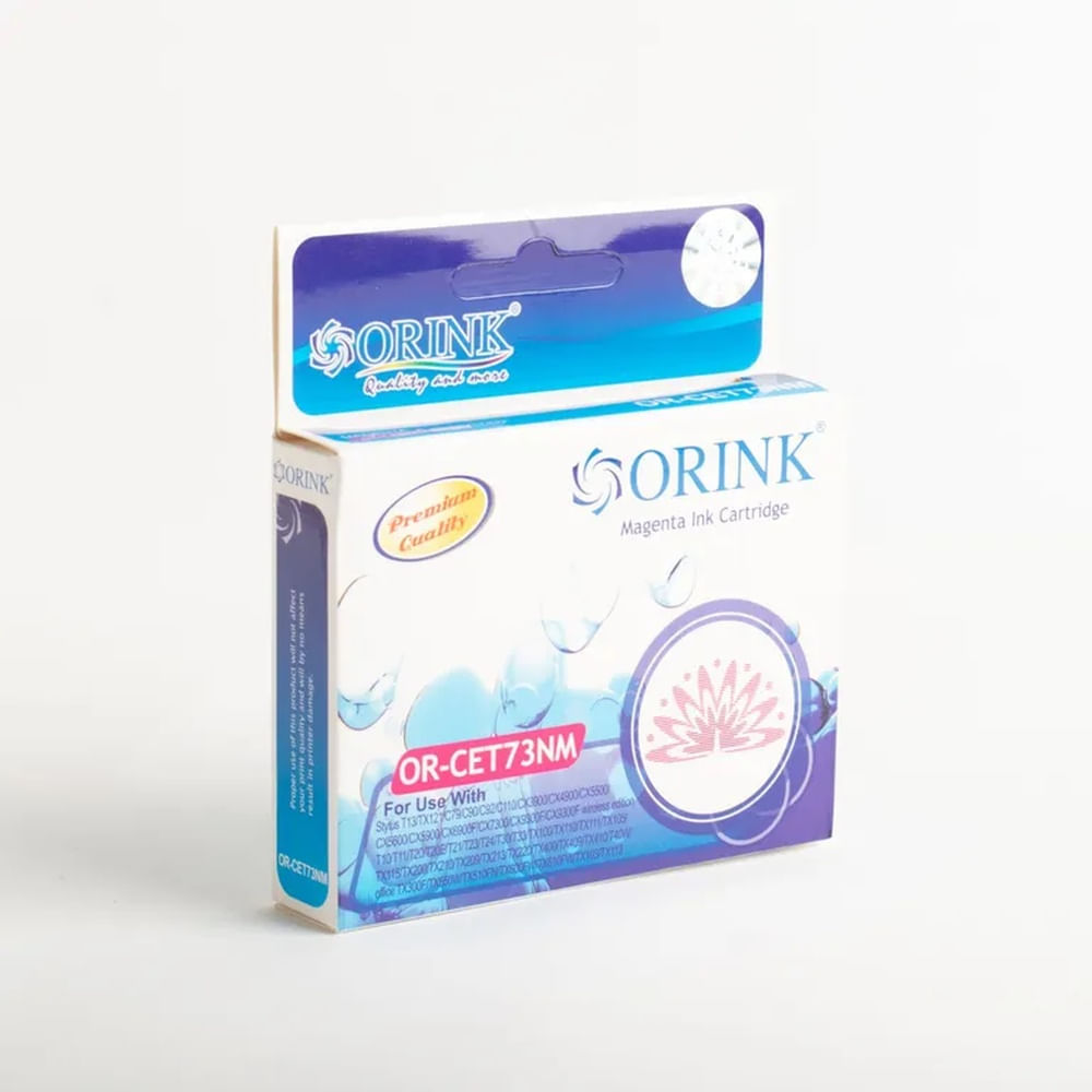 Cartucho de tinta Compatible Orink T73N Rojo  Magenta