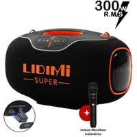 Parlante Portátil Lidimi Super 300w D-S680 Bluetooth Usb - Micrófono