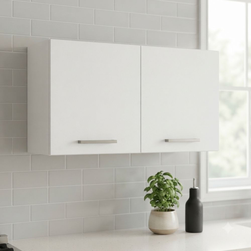 Módulo alto de cocina 120cm Blanco Orange