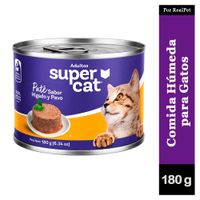 Paté para Gato Supercat Sabor Hígado y Pato 180 gr